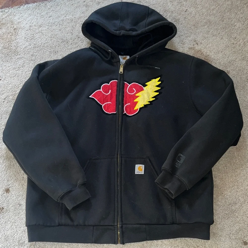 Grateful Dead Naruto akatsuki Crossover Custom Hoodie - Picture 2 of 4